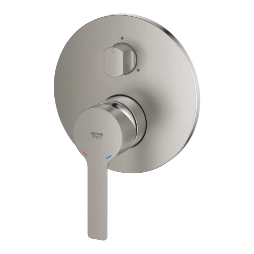 Grohe Lineare bateria podtynkowa do obsługi trzech wyjść wody, element zewnętrzny, stal nierdzewna 24095DC1