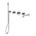 Paffoni Modular Box bateria wannowa podtynkowa zespolona z termostatem, chrom MDE001CR