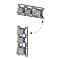 Paffoni Modular Box bateria wannowa-prysznicowa podtynkowa z termostatem, czarny mat MDE018NO