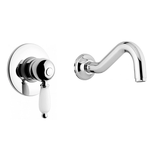 Emmevi Laguna bateria umywalkowa podtynkowa, chrom 4009-1029CR