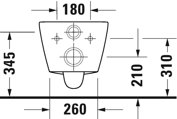 Duravit D-Neo SET miska podwieszana 54x36,5cm Rimless z deską wolnoopadajacą 45770900A1