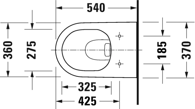 Duravit D-Neo SET miska podwieszana 54x36,5cm Rimless z deską wolnoopadajacą 45770900A1
