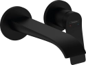 HansGrohe Vivenis bateria umywalkowa podtynkowa, element zewnetrzny, czarny mat 75050670