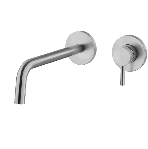 Paffoni Light bateria umywalkowa podtynkowa wylewka l-248mm, stal nierdzewna LIG007ST70