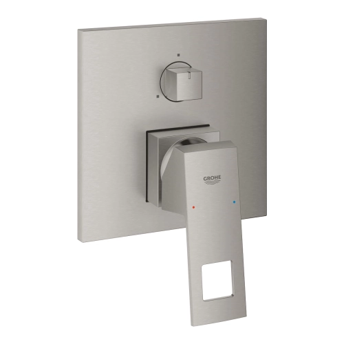 Grohe Eurocube bateria wannowo-prysznicowa 3-drożna, podtynkowa, element zewnętrzny, stal nierdzewna 24094DC0