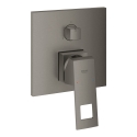 Grohe Eurocube bateria wannowo-prysznicowa 3-drożna, podtynkowa, element zewnętrzny, szczotkowany grafit - brushed hard graphite 24094AL0