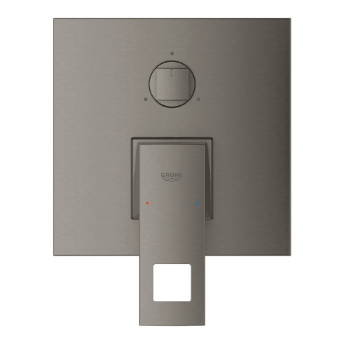 Grohe Eurocube bateria wannowo-prysznicowa 3-drożna, podtynkowa, element zewnętrzny, szczotkowany grafit - brushed hard graphite 24094AL0