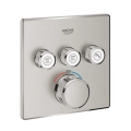 Grohe Grohtherm SmartControl Cube bateria termostatyczna do obsługii 3 wyjść, element zewnętrzny stal nierdzewna 29126DC0