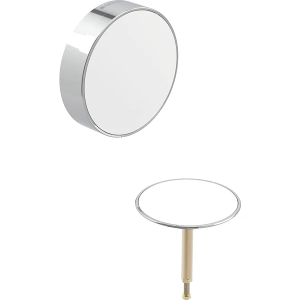 GEBERIT Split zestaw wykończeniowy Geberit d52, do zestawu odpływowo-przelewowego, biały/chrom 150.300.KJ.1
