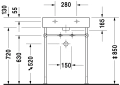 Duravit Vero umywalka meblowa 60x47cm 0454600000