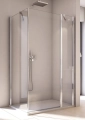 Sanswiss Solino SOL13+SOLT1 kabina prostokatna 140x70cm z drzwiami skrzydłowymi, profil srebrny połysk, szkło bezbarwne SOL131400SOLT107005007