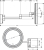 HANSGROHE AddStoris lusterko kosmetyczne z oświetleniem LED, czarny mat 41790670-tech.jpg