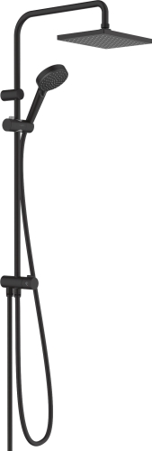 HansGrohe Vernis Blend zestaw prysznicowy z deszczownicą, czarny mat 26282670