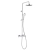 Kludi Logo Dual Shower System komplet prysznicowy z deszczownicą i baterią termostatyczną 6809405-00