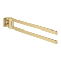 GROHE Allure podwójny wieszak na ręcznik, złoty szczotkowany - brushed cool sunrise 40342GN1