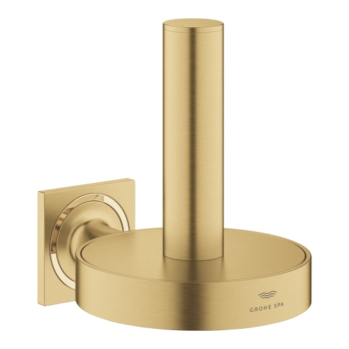 GROHE Allure uchwyt na zapasowy papier toaletowy, złoty szczotkowany - brushed cool sunrise 40956GN1