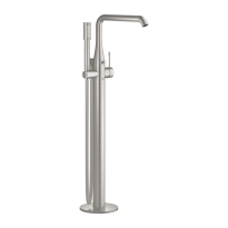 GROHE Essence bateria wannowa podłogowa, stal nierdzewna 23491DC1