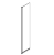 SANSWISS Easy element ruchomy 420 mm, lewy, profil srebrny połysk, szkło wzór drzewo BTE2.L.0420.50.62