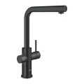 Grohe Blue Home zestaw startowy z wylewką w kształcie L, aksamitna czerń 31539KS0