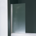 Novellini Aurora 1 parawan nawannowy jednoczęściowy na wymiar, profil srebrny, szkło satyna AURORAN1SP-4B