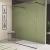 SANSWISS Walk-In EASY STR4P SOLO ścianka wolnostojąca 150cm, profile czarny mat, szkło bezbarwne STR4P1500607+SMGE2061250