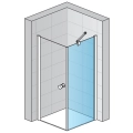 Sanswiss Solino black kabina prostokątna 90x80cm, drzwi skrzydłowe, profil czarny mat, szkło bezbarwne SOL10900SOLT08000607