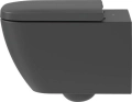 Duravit Happy D.2 Rimless miska podwieszana 54x36,6cm antacyt mat 222209.89.00