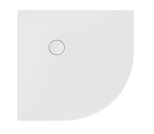 Sanplast Open Mineral brodzik półokrągły BP-M/Open 90x90x1,5cm, biały 645-430-0430-01-000