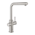 GROHE Blue Home zestaw startowy z wylewką w kształcie L, stal nierdzewna 31539DC0