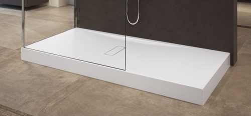 Novellini Custom brodzik prostokątny 120x90x12cm ze zintegrowaną obudową, anti-slip, biały CU1209011A-30