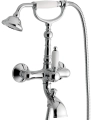 Emmevi Laguna bateria wannowa ścienna, chrom 40011CR