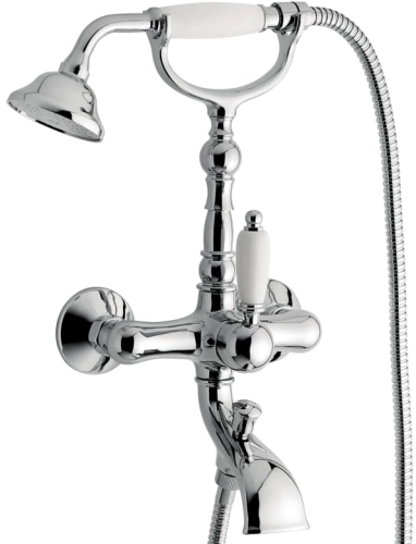 Emmevi Laguna bateria wannowa ścienna, chrom 40011CR