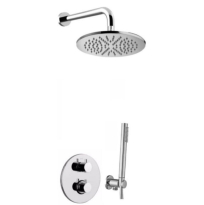 PAFFONI Light komplet prysznicowy podtynkowy termostatyczny z deszczownicą 300mm, chrom, LIQ018ZSC2C.CR