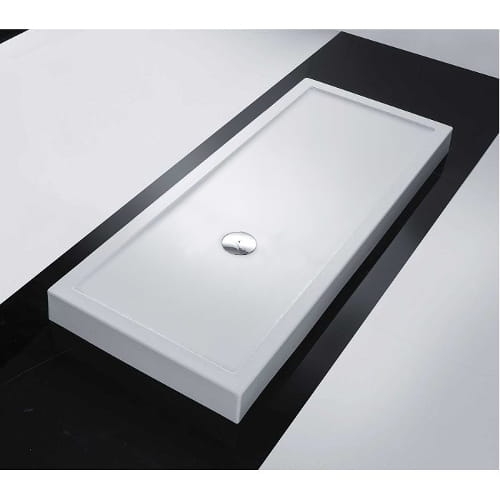 Novellini Olympic Plus brodzik prostokątny 160x70x12,5cm ze zintegrowaną obudową, biały OL1607011-30