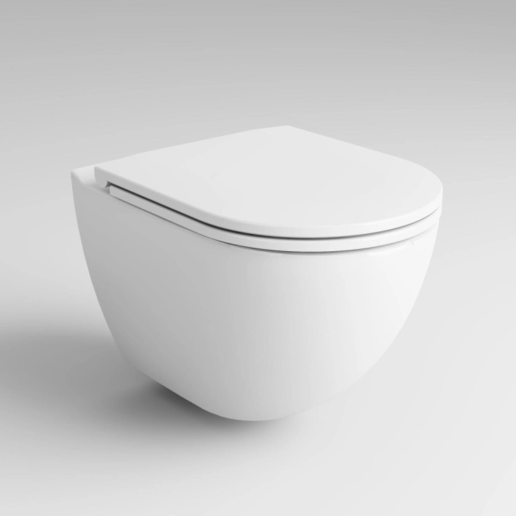 Vitalle Lukka miska podwieszana Rimless 51,5x36,5cm z deską wolnoopadającą, 541204111187K1VL