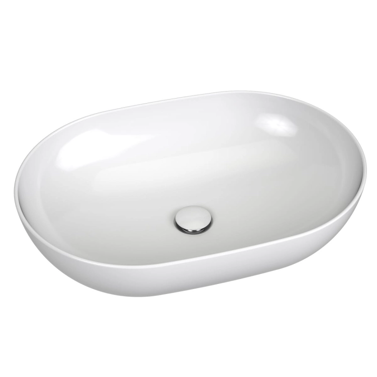 Vitalle Verdena 60 umywalka nablatowa 60x42x14cm, biała 41746011121000VL