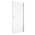 SANSWISS Annea drzwi skrzydłowe 90cm(88,4-90cm), prawe, profile srebrny połysk, szkło bezbarwne AN1CD09005007