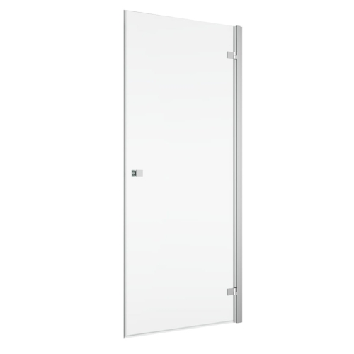 Sanswiss Annea drzwi skrzydłowe 80cm(78,4-80cm), prawe, profile srebrny połysk, szkło bezbarwne AN1CD08005007