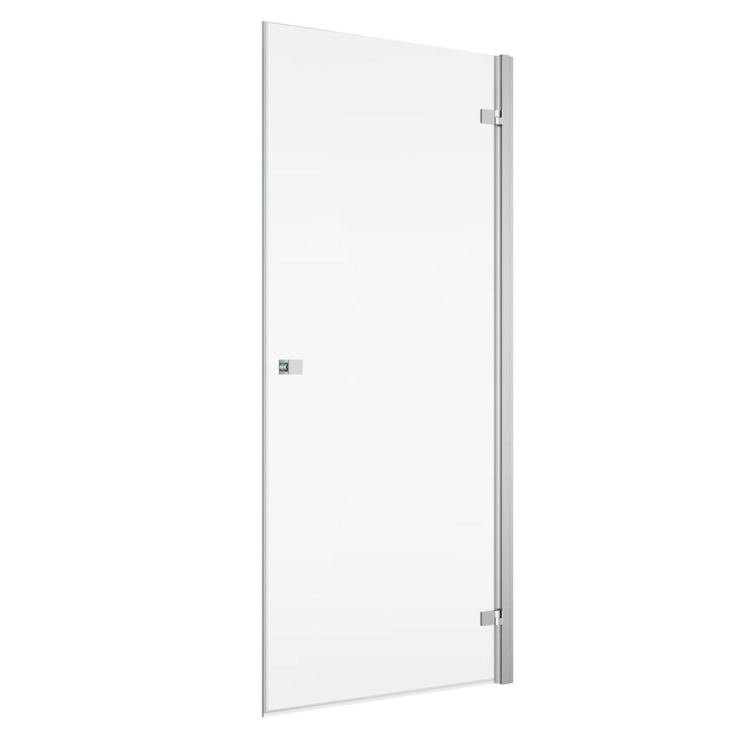 SANSWISS Annea drzwi skrzydłowe 75cm(73,4-75cm), prawe, profile srebrny połysk, szkło bezbarwne AN1CD07505007