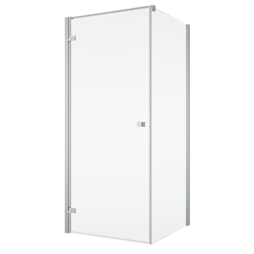 Ronal Annea kabina kwadratowa 90x90cm, drzwi skrzydłowe, lewa, profil srebrny połysk, szkło bezbarwne AN1CG0900ANT109005007