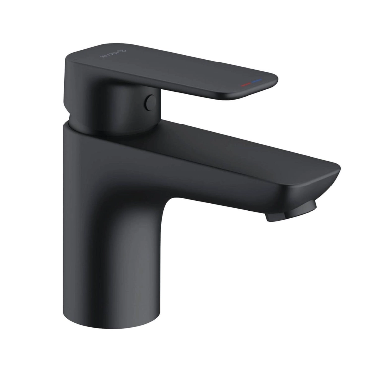 Kludi Pure&Style 75 bateria umywalkowa, czarny mat 400283975