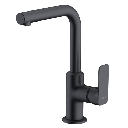 Kludi Pure&Style 220 bateria umywalkowa, czarny mat 400243975