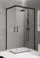 Novellini Kali A-H Nero kabina prostokątna 90x75cm KALIAH71L86L-1H