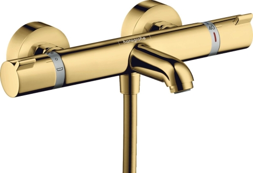 HansGrohe Ecostat Comfort bateria wannowa z termostatem, złoty optyczny polerowany 13114990