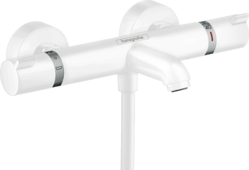 HansGrohe Ecostat Comfort bateria wannowa z termostatem, biały mat 13114700