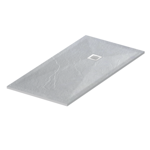Balneo Stone Tray brodzik prostokątny 80x100x2,5cm, jasnoszary STFLG8010025