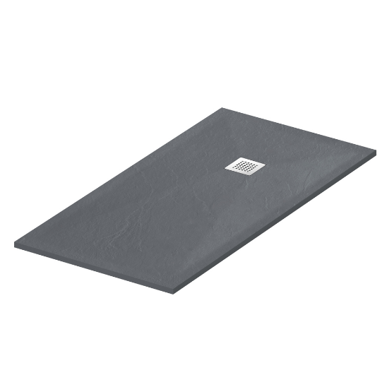 Balneo Stone Tray brodzik prostokątny 80x110x2,5cm, ciemnoszary STFDG8011025