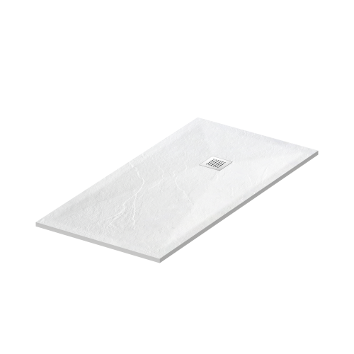 Balneo Stone Tray brodzik prostokątny 90x100x2,5cm, biały STFWH9010025
