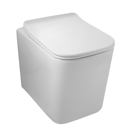 Balneo Luga White miska podwieszana 52x34cm z deską wolnoopadająca G0101010102-1