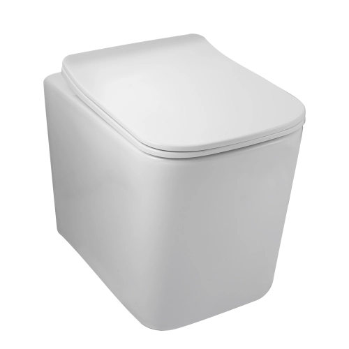 Balneo Luga White miska podwieszana 52x34cm z deską wolnoopadająca G0101010102-1